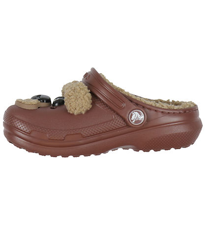 Crocs Sandals w. Lining - Classic+ I Am Brown Bear Clog K - Dark