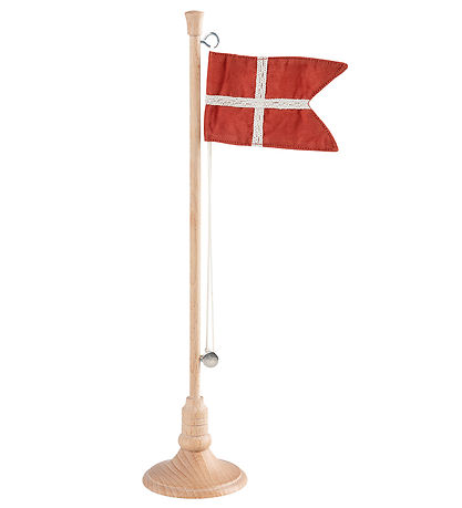 Sebra Tafelfiguur - Hout - 28 cm - Dannebrog