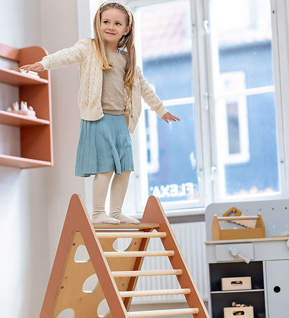 Flexa Spielturm - Midi - Play - 83,7x45,6x73,6 cm - Blush/Birch 
