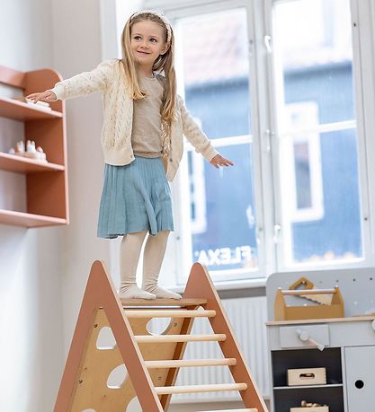 Flexa Spielturm - Midi - Play - 83,7x45,6x73,6 cm - Blush/Birch 