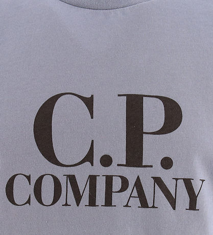 C.P. Company Stuttermabolur - Flint Stone M. Svart