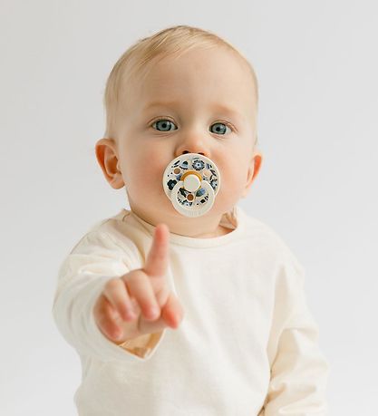BIBS X Liberty Colour Pacifiers - 2-Pack - Size 2 - Round - Ivor