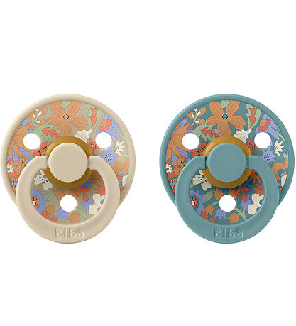 BIBS X Liberty Colour Schnuller - 2er-Pack - Gr. 2 - Rund - Hush