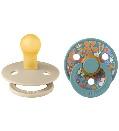 BIBS X Liberty Colour Pacifiers - 2-Pack - Size 1 - Round - Hush