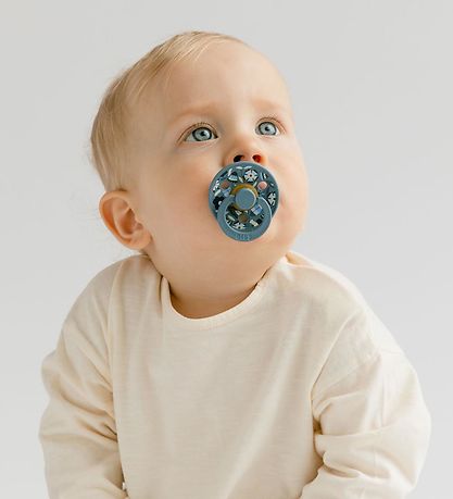 BIBS X Liberty Colour Schnuller - 2er-Pack - Gr. 1 - Rund - Dust