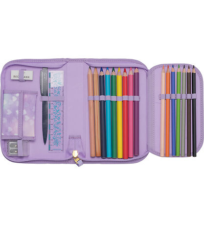 Beckmann Schulranzen-Set - Classic+ Maxi - Unicorn Princess Purp