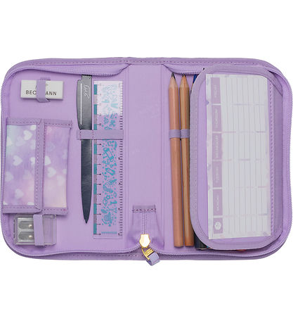 Beckmann Schulranzen-Set - Classic+ Maxi - Unicorn Princess Purp