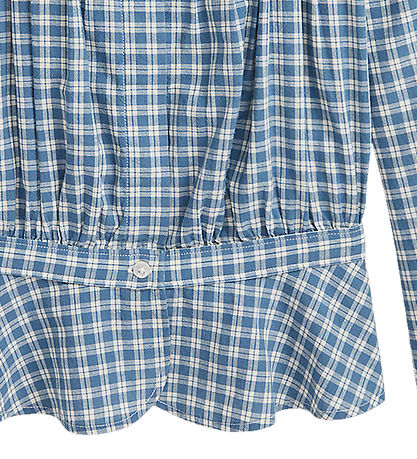 Polo Ralph Lauren Skyrtublússa - Hemingway - Rykugt Blá/Hvít köf