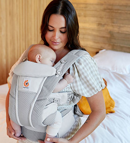 Ergobaby Burðarpoki - Omni Breeze - 1 in Airflow - Pearl Grey