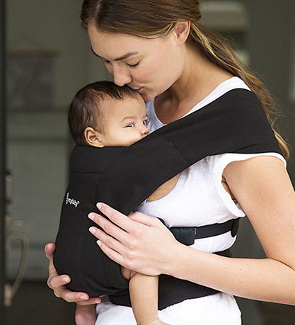 Ergobaby Burðarpoki - Embrace - Soft & Snug Knit - Hreint Black