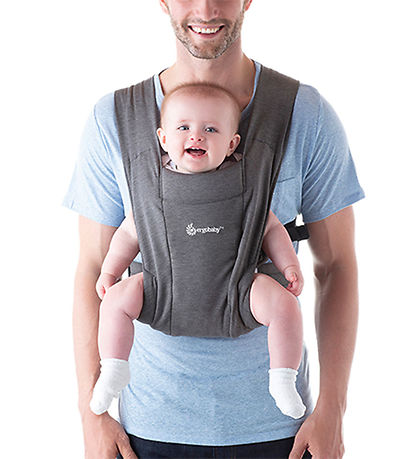 Ergobaby Babytrage Embrace Soft Snug Knit Heather Grey