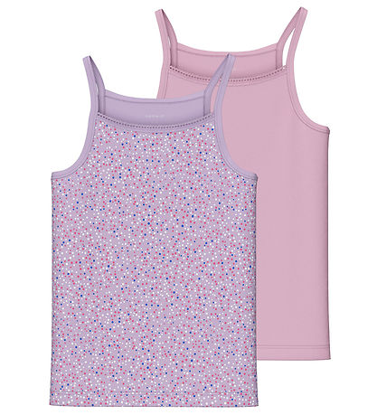Name It Unterhemd - Noos - NkfStrap - 2er-Pack - Pastel Flieder