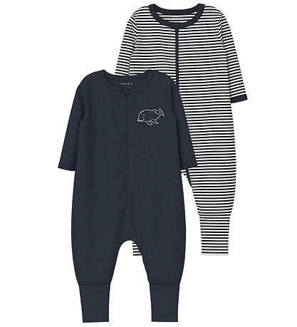 Name It Schlafanzug - Noos - NbnNightsuit - 2er-Pack - Dark Sapp