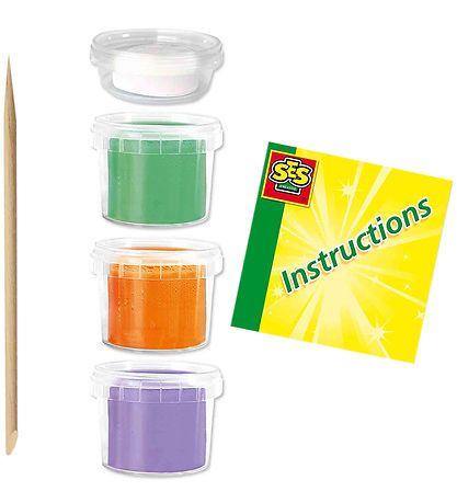 SES Creative Leklera - 3x90gr/1x40g - FunDo Dinosaurs