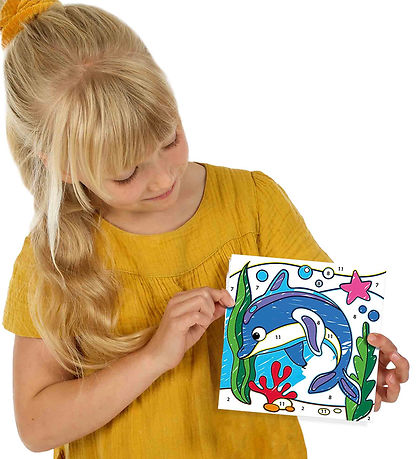 SES Creative - Paint By Number - Colour Markers w. Triangular ha