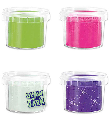 SES Creative Leklera - 4x90g - Silkesmjuk Självlysande