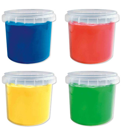 SES Creative Fingerfärg - 4x110ml - Primärfärger