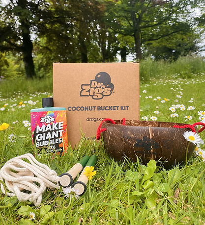 Dr Zigs Soap bubble Set - Coconut Bucket Kit