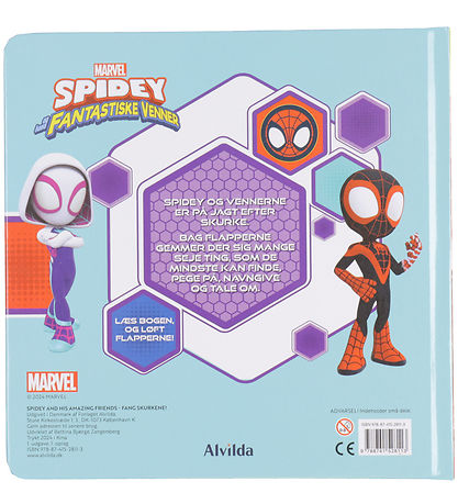 Alvilda Book w. Flapper - Marvel - Spidey - Catch the Baddies! -