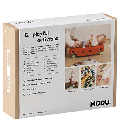 MODU Baby Motorik set - 10 Parts - Ocean Mint/Forest Green