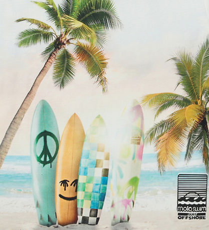 Molo Stuttermabolur - Rame - Sunrise Surfer