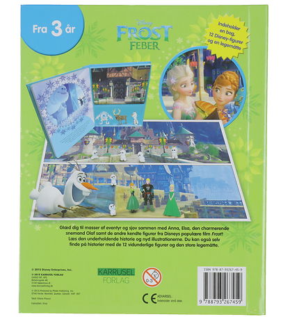 Karrusel Forlag Myndabók - Fígúrur/Leikdýna - Disney Frozen febr