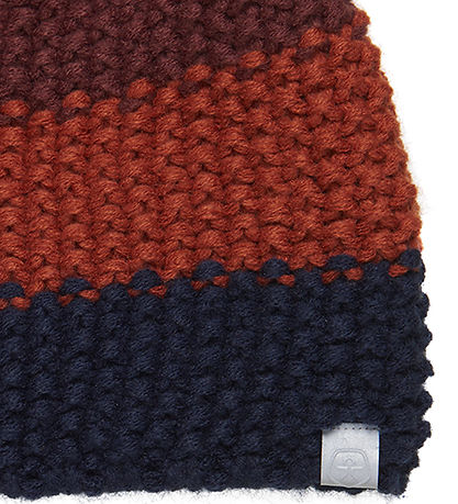 Color Kids Beanie - Knitted - Potter's Clay/Black/Brown
