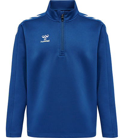 Hummel Blouse - HmlCore XK poly met halve rits - True Blue