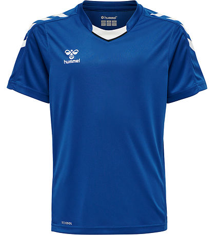 Hummel Stuttermabolur - HmlCore XK Poly Jersey - True Blue