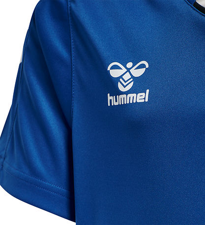 Hummel Stuttermabolur - HmlCore XK Poly Jersey - True Blue