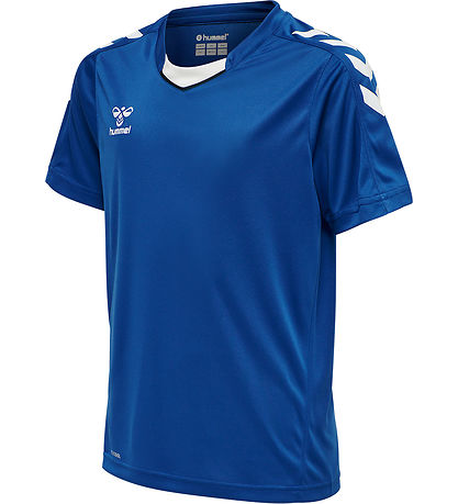 Hummel Stuttermabolur - HmlCore XK Poly Jersey - True Blue