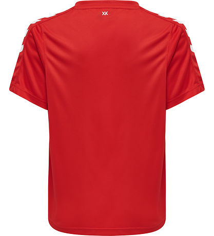 Hummel Stuttermabolur - HmlCore XK Poly Jersey - True Red