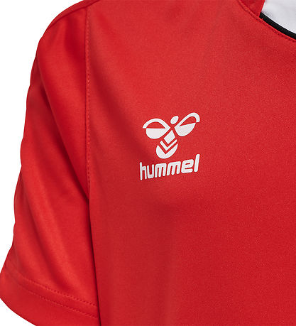 Hummel Stuttermabolur - HmlCore XK Poly Jersey - True Red