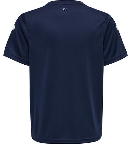 Hummel Stuttermabolur - HmlCore XK Poly Jersey - Marine