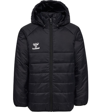 Hummel Gevoerde Jas - HmlGo Gewatteerd capuchon - zwart