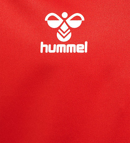 Hummel Bluse - HmlEssential Half Zip - True Red