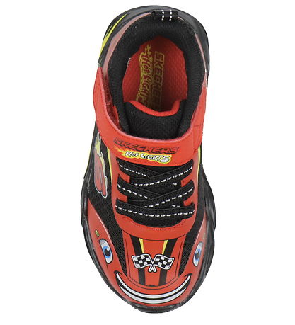 Skechers Shoes w. Light - Thermo-Flash Wheel Buddies - Red/Black