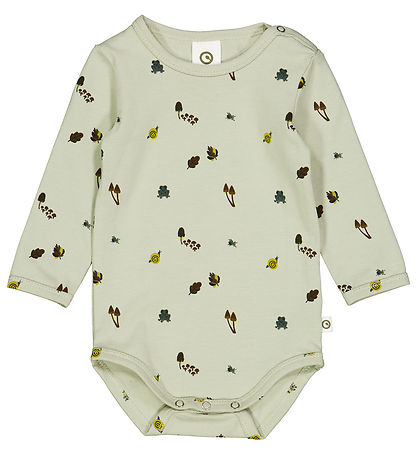 Müsli Samfella L/æ - Forest - Soft Green/Mustard/Bark