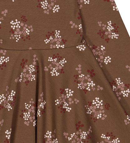 Müsli Dress - Flora Swing - Bark/Cabernet/Nightingale