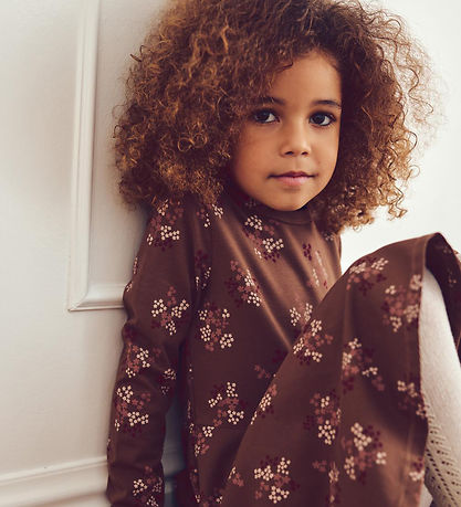 Müsli Dress - Flora Swing - Bark/Cabernet/Nightingale