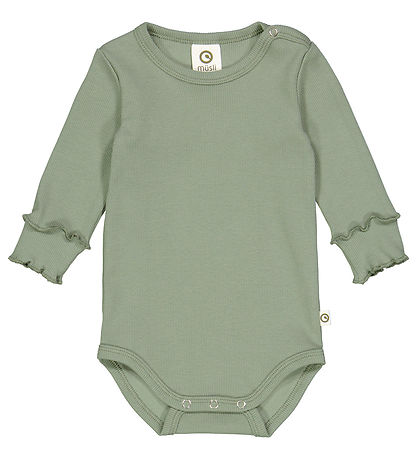 Müsli Romper L/æ - Rib - Cozy Ik - Poëzie Green