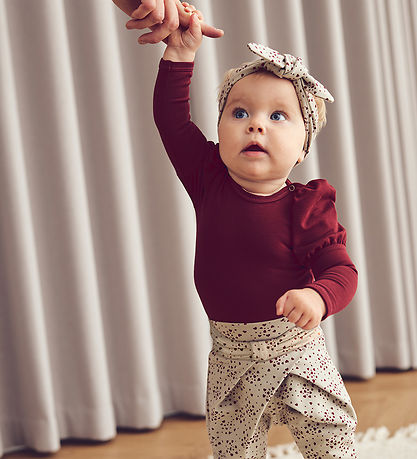 Müsli Hosen - Love Bow - Soft Green/Cabernet