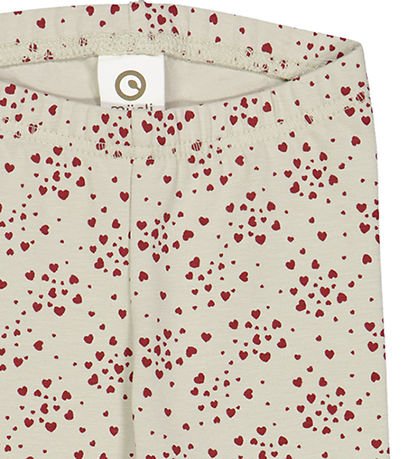 Müsli Leggings - Love - Soft Green/Cabernet