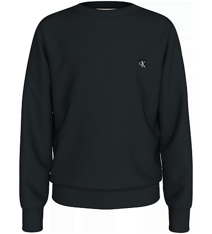 Calvin Klein Bluse Mono Mini Abzeichen Ck Black KW DE
