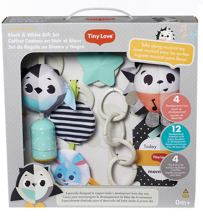 Tiny Love Geschenkbox - Black & White - 20 Teile - Magische Gesc
