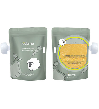 KidsMe Matarpokar - 8 Pakki - 180 ml - Grænt