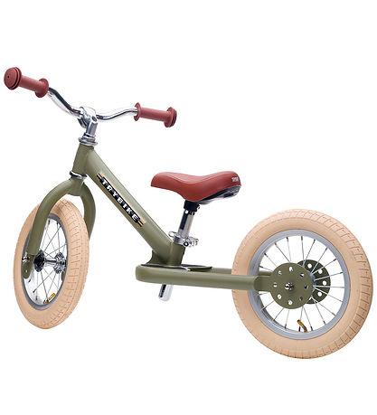 TryBike Loopfiets - Steel - Vintage Editie - Dusty Groen