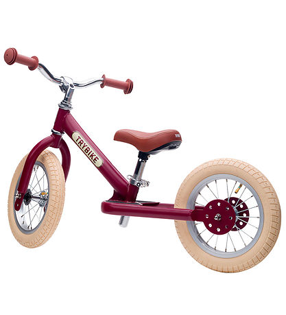 TryBike Loopfiets - Steel - Vintage Editie - Rood