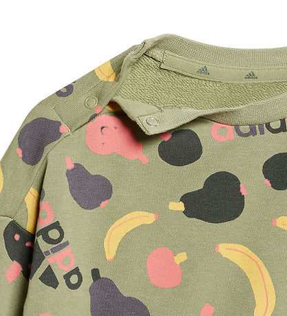 adidas Performance Sweat Set - I Fruit FT Jog - Green