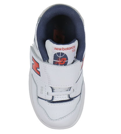 New Balance Shoe - 550 - White/True Red